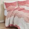 Soft Sherpa Faux Fur Comforter Twin XL Pink White 2 Piece Set